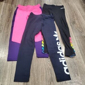 Girls Leggings Size 8-10 Kids Leggings Set 3 Pieces
